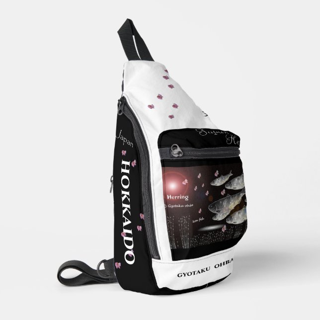 Nisshin Rebun Thank and pray for all life. Sling Bag (Left Corner)