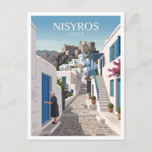 Nisyros Greece Postcard