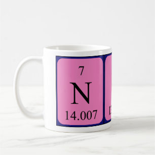 Nita periodic table name mug