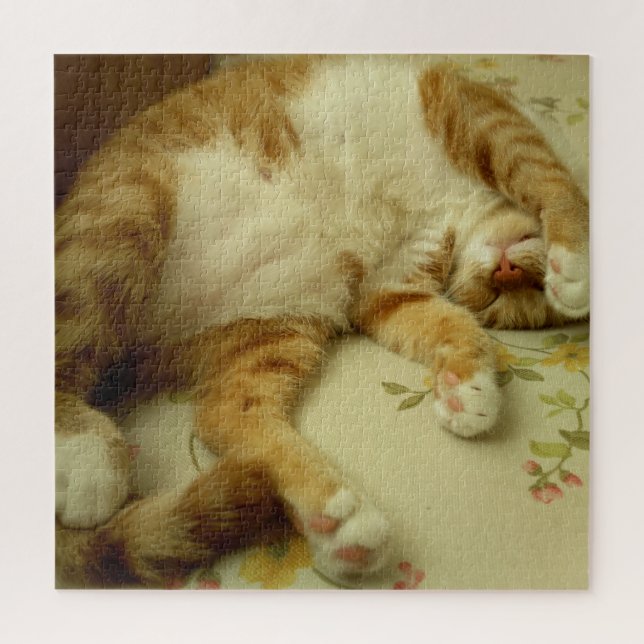Nite Nite Dreaming Cat Jigsaw Puzzle (Vertical)