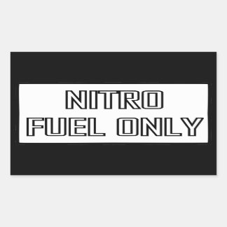 Nitro Fuel Only Toolbox Sticker