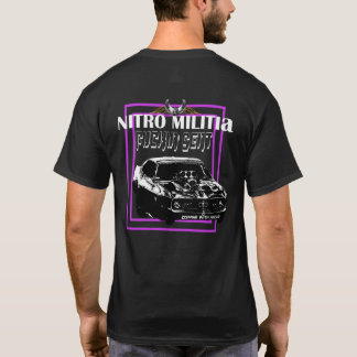 NITRO MILITIA black cotton T-shirt #2