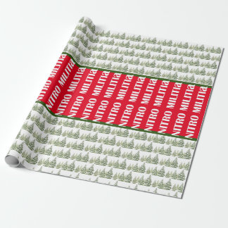 NITRO MILITIA Christmas gift wrapping paper #7