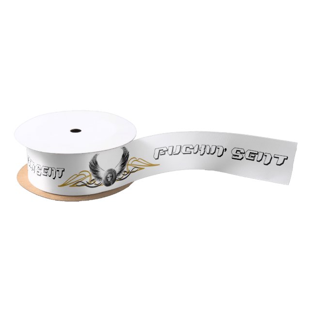NITRO MILITIA gift wrap satin ribbon #2 (Spool)