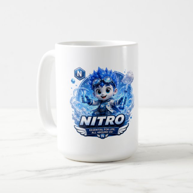 Nitrogen of ATOMIVRA Coffee Mug (Front Left)