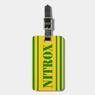 NITROX DIVING LOGO NITROX SCUBA DIVER - LUGGAGE TAG
