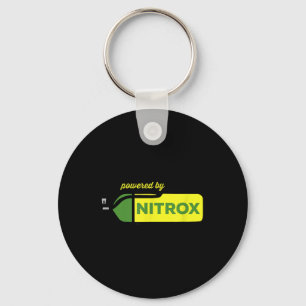 Nitrox powered by Diver Scuba Diving Underwater Keychain