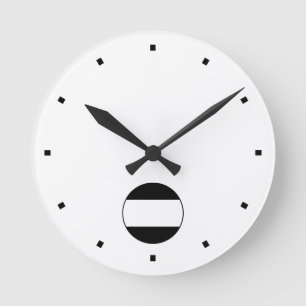 Nitta Hitotsu Hibiki Round Clock