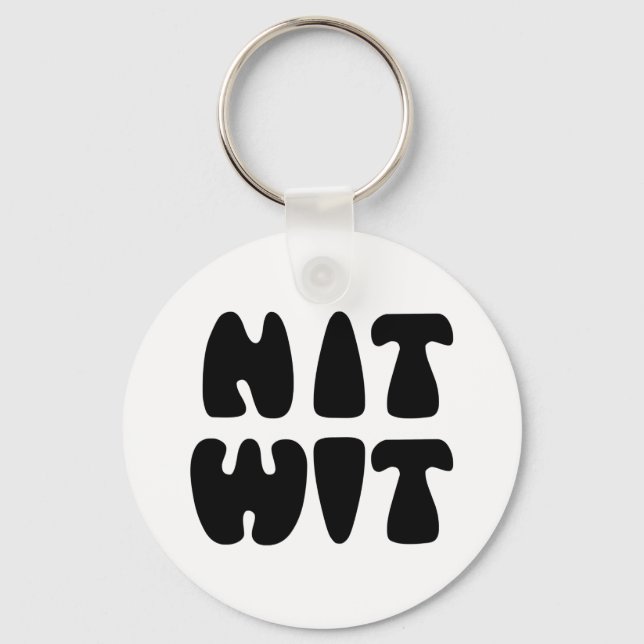 NITWIT KEYCHAIN (Front)