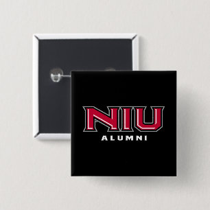 NIU Alumni 2 Inch Square Button