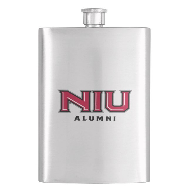 NIU Alumni Hip Flask (Front)