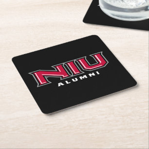 NIU Alumni Square Paper Coaster