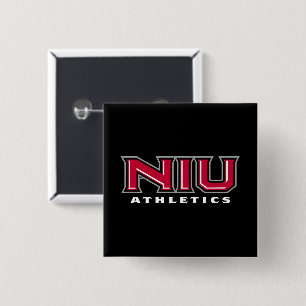 NIU Athletics 2 Inch Square Button