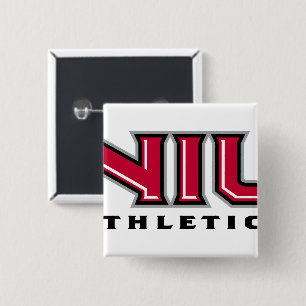 NIU Athletics 2 Inch Square Button