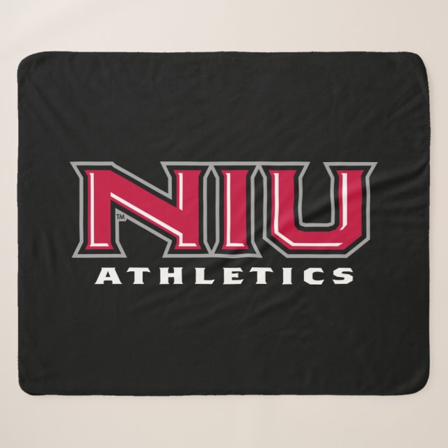 NIU Athletics Sherpa Blanket (Front (Horizontal))