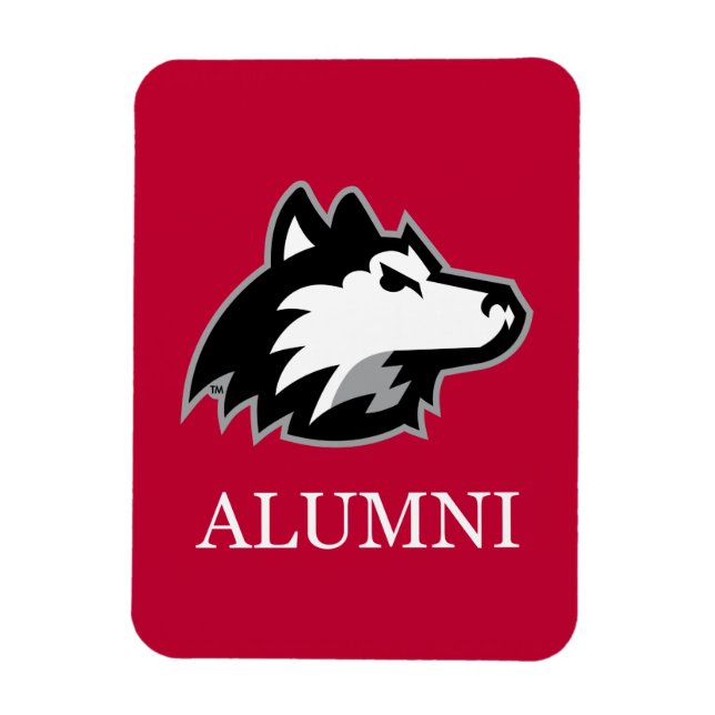 NIU Huskies Alumni Magnet (Vertical)