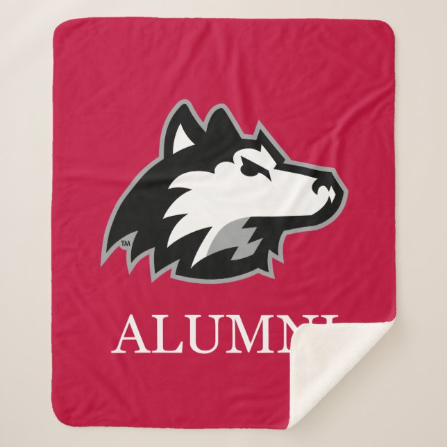 NIU Huskies Alumni Sherpa Blanket (Front)