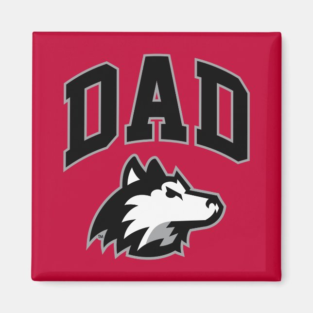 NIU Huskies Dad Magnet (Front)