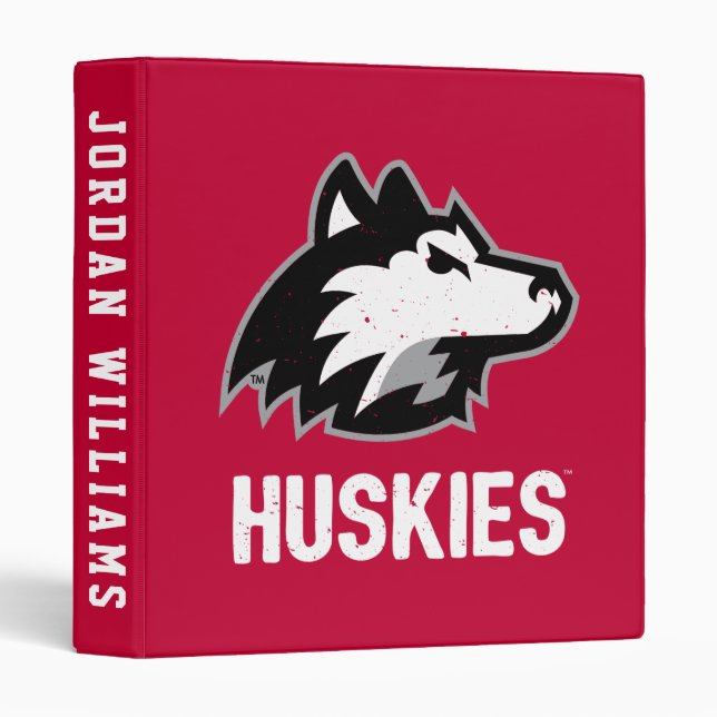 NIU Huskies Distressed Binder (Front/Spine)