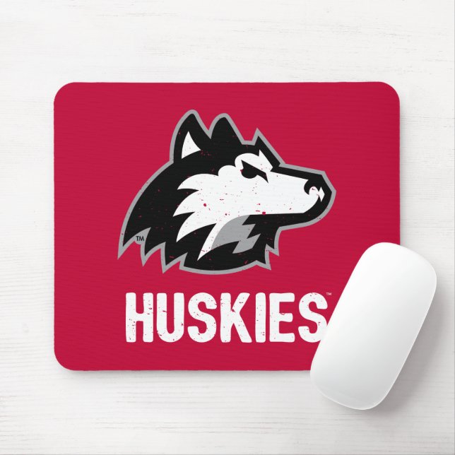 NIU Huskies Distressed Mouse Pad (With Mouse)