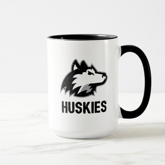 NIU Huskies Distressed Mug (Right)
