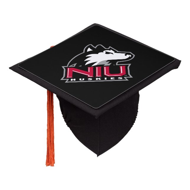 NIU Huskies Graduation Cap Topper (Angled)