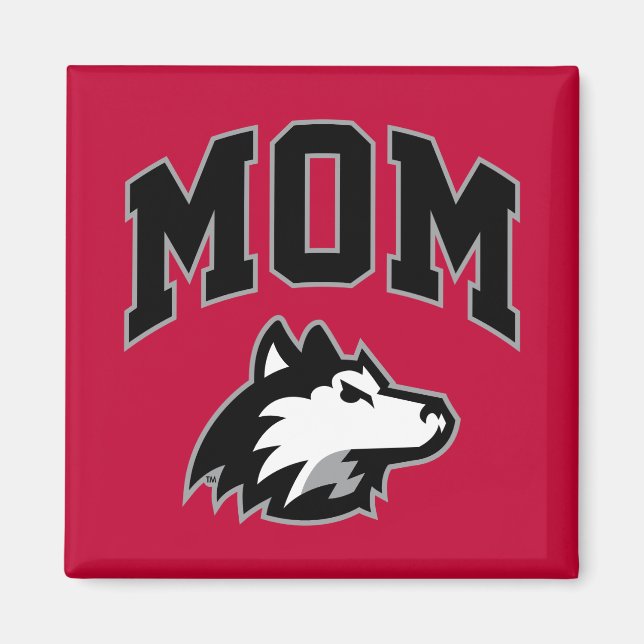NIU Huskies Mom Magnet (Front)