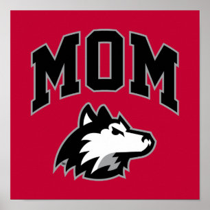 NIU Huskies Mom Poster