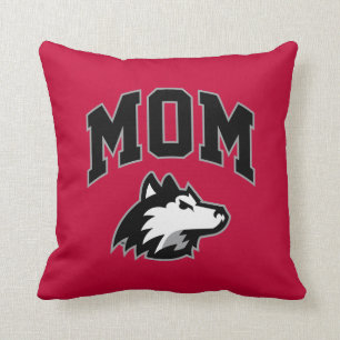 NIU Huskies Mom Throw Pillow