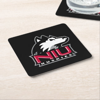 NIU Huskies Square Paper Coaster