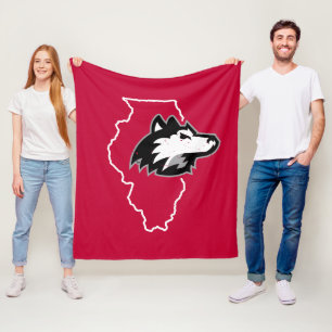 NIU Huskies State Love Fleece Blanket