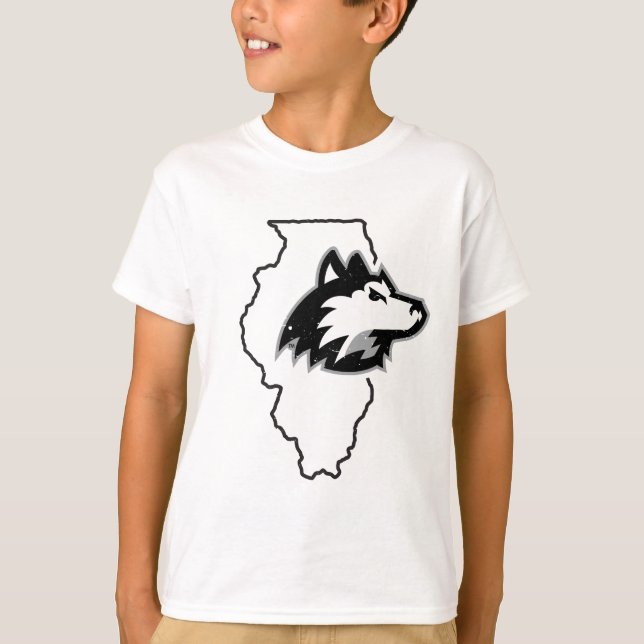 NIU Huskies State Love T-Shirt (Front)