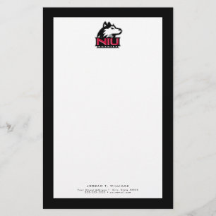 NIU Huskies Wordmark Stationery