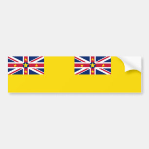 Niue Flag Bumper Sticker