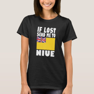 Niue Flag Design  If lost send me to Niue Premium T-Shirt