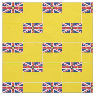 Niue Flag Fabric