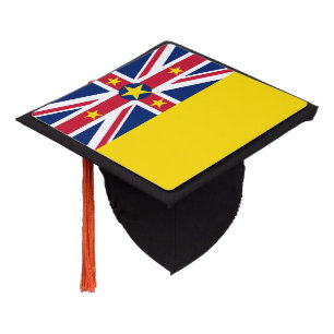 Niue Flag Graduation Cap Topper