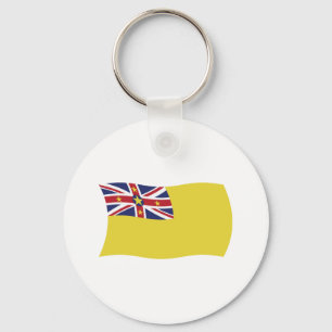 Niue Flag Keychain