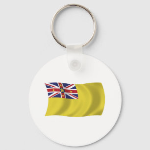 Niue Flag Keychain