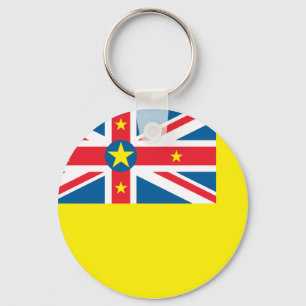 Niue Flag Keychain