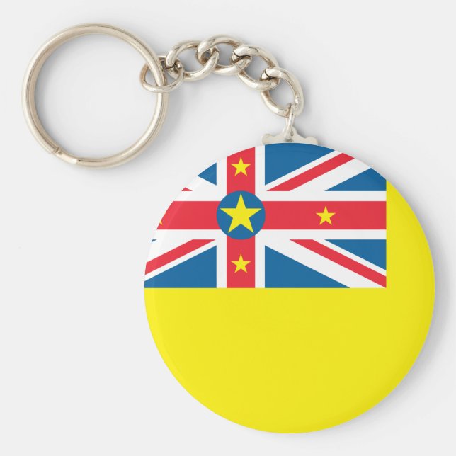 Niue Flag Keychain (Front)