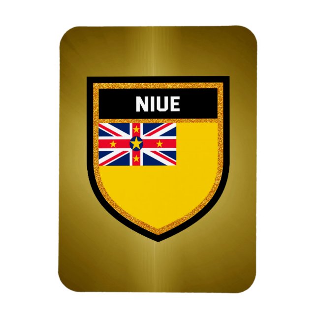 Niue Flag Magnet (Vertical)