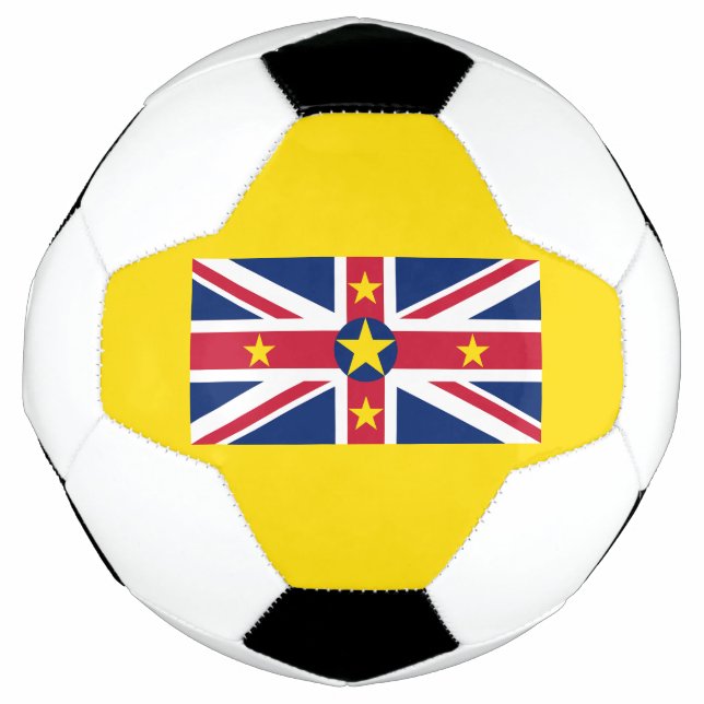 Niue Flag Soccer Ball (Front)