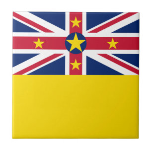 Niue Flag Tile
