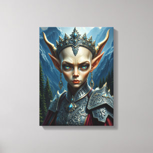 Nivalis High Peak Sentinel - Luxury Fantasy Canvas Print