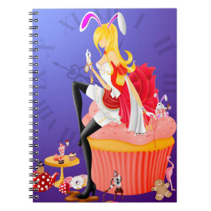 Nivans McTwisp Vintage  wonderland  Notebook