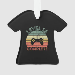 Niveau 16 Rétro complet vintage 16e anniversaire