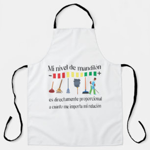 nivel de mandilon  apron