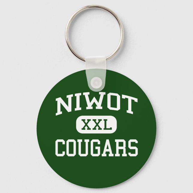 Niwot - Cougars - High School - Niwot Colorado Keychain (Front)