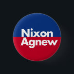 Nixon Agnew 1968 Campaign Button<br><div class="desc">Show your love for the Dick with this reproduction of the 1968 Nixon Agnew campaign button.</div>